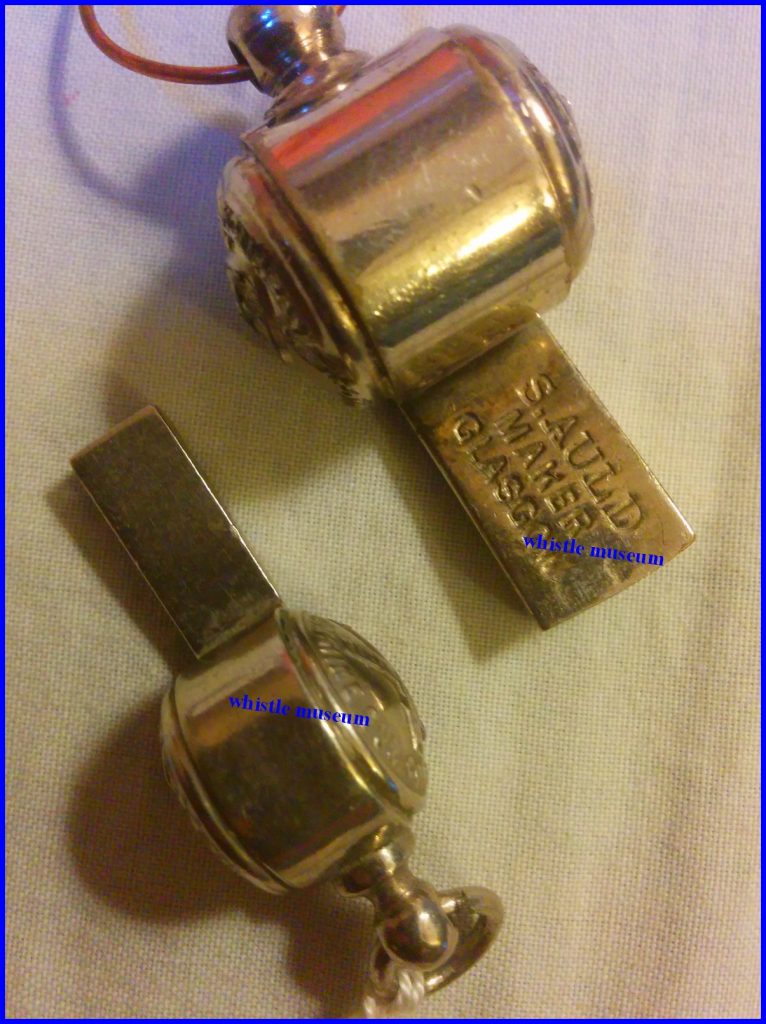 Samuel Auld Glasgow whistle maker Button whistles whistle museum
