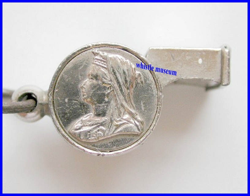 1897 Victorian French Queen Victoria Diamond Jubilee Escargot Whistle 1