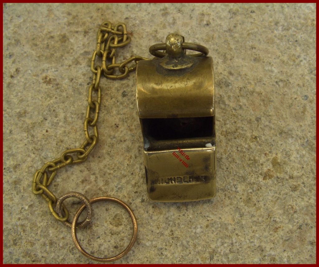 whistle Thunderer 1880s whistle museum