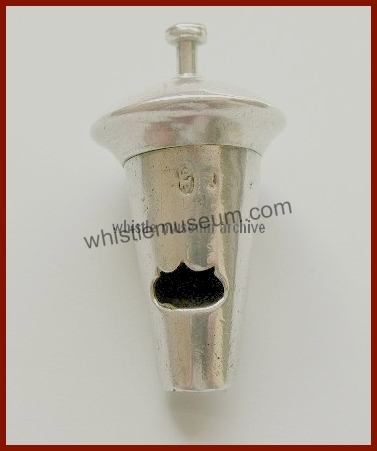 Solid Silver Round Whistle 1795 Samuel Pemberton 10.5 GR. whistle museum archive