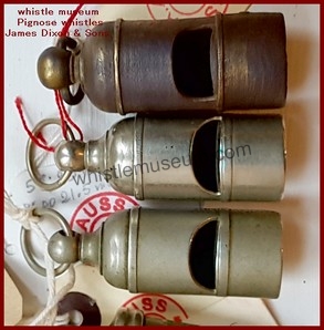 James Dixon & Sons Round Brass & German Silver Round Whistles (Part I.d ...