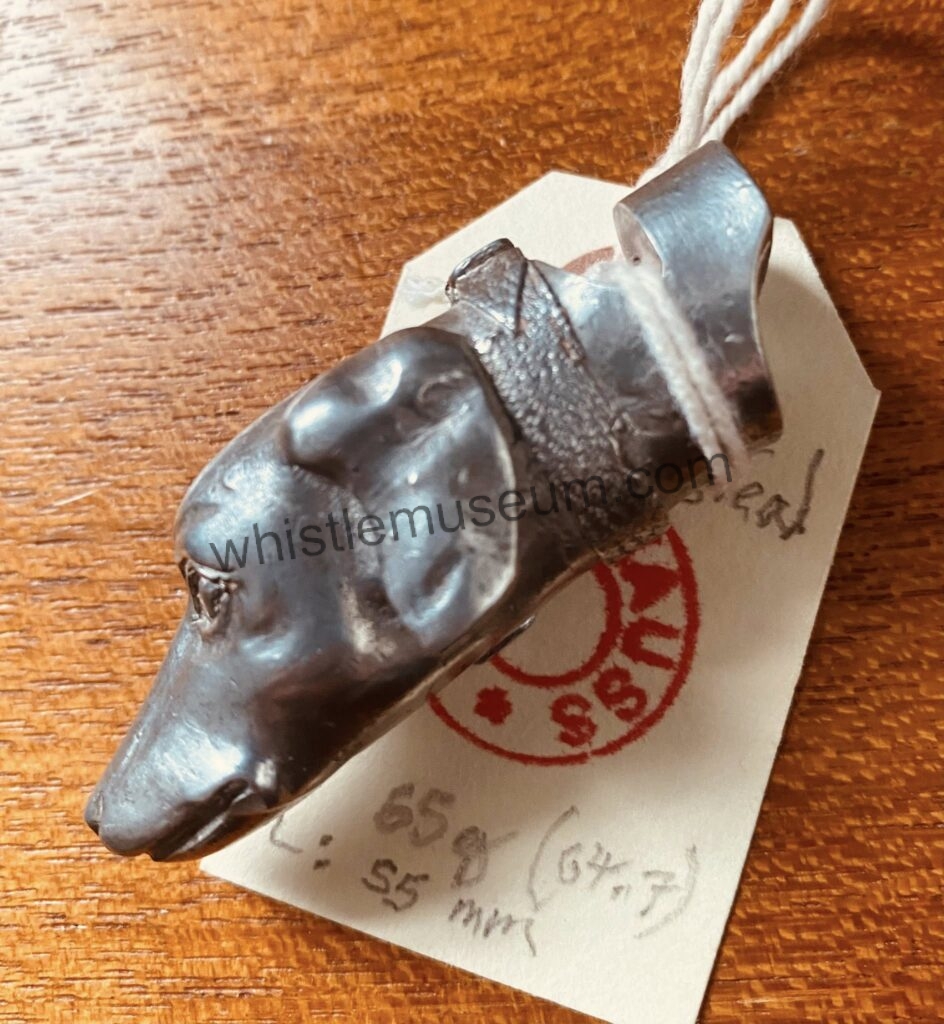 Steel Dog Head Whistle